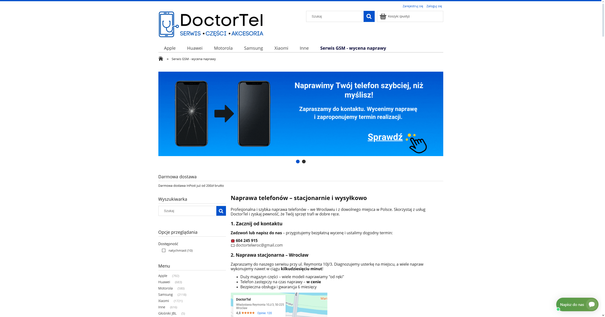 Serwis GSM Wrocław - gdzie naprawić telefon szybko i solidnie?