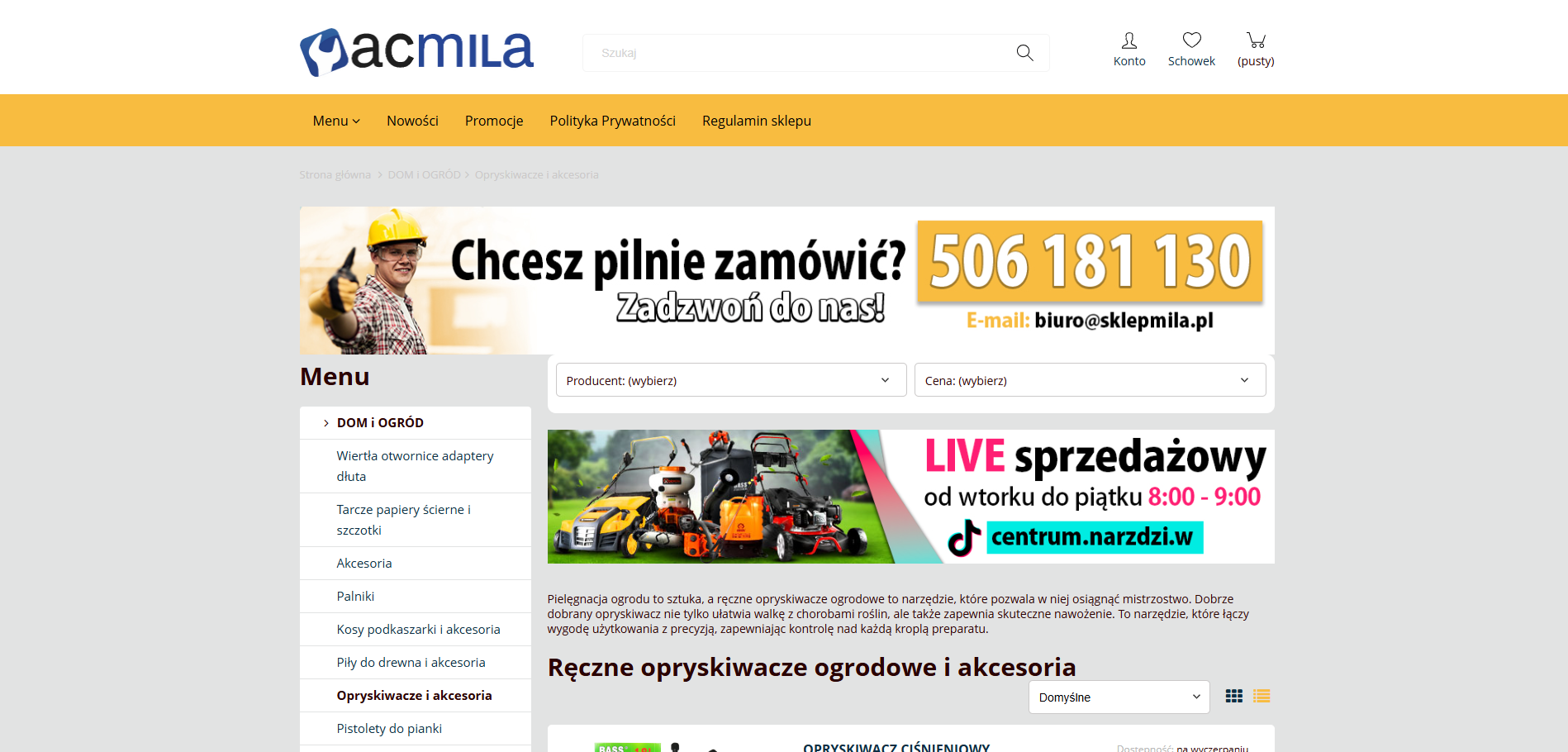Ręczne opryskiwacze ogrodowe – niezbędne narzędzie w pielęgnacji roślin